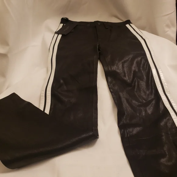 Rag & Bone Black Lamb Leather Cigarette Pants NWT!